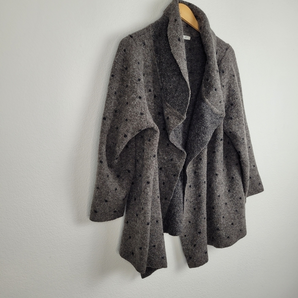 Max Studio wool poka dot cardigan sweater - Picture 9 of 10